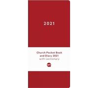 Church Pocket Book and Diary 2021 Red