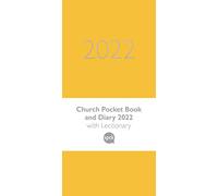Church Pocket Book and Diary 2022 Soft-tone Yellow