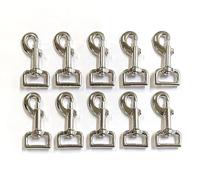 Church Products UK Heavy Duty Swivel Trigger Hooks Clips x10 for 25mm Dog Leads Webbing Bags Straps