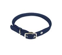 Church Products UK Puppy Collar Small Adjustable Comfortable Dog Collar Using Soft Durable 20mm Polyester Air Webbing (X Small (10"-13") Neck Size) (Navy)