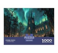 Church Puzzles 1000 Piece Challenge Toy Adults And over 12 Years Old Aurora Puzzle Game Family Fun Jigsaws Educational Game Home Decoration Gift 70x50cm 1000pcs