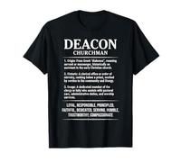 Church Religious Definition Churchman Deacon T-Shirt