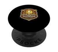 Church Softball Team Joke We're Just Here For The Fellowship PopSockets Adhesive PopGrip
