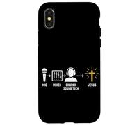 Church Sound Guy I Do Church Sound For Miracles Ask Jesus Case for iPhone X/XS