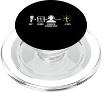 Church Sound Guy I Do Church Sound For Miracles Ask Jesus PopSockets PopGrip for MagSafe