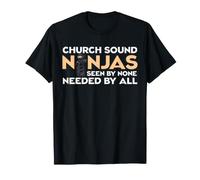 Church Sound Ninjas Seen By None Needed By All Tech T-Shirt