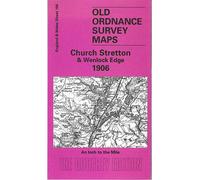Church Stretton & Wenlock Edge 1906. Old Ordnance Survey Maps: England and Wales Sheet 166.