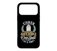 Church Usher Serving God's Community Faith Design Case for iPhone 17 Pro Max