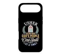 Church Usher Serving God's Community Faith Design Case for iPhone Air