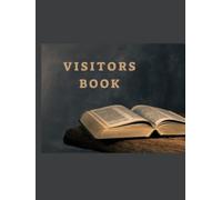 Church Visitors Book: Large Open Bible Christian Guest Book With Email Address and Special Request Column For 2000 Entries