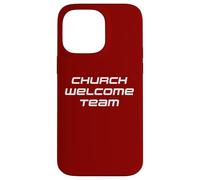 Church Welcome Team - Christian Staff & Volunteer Uniform Case for iPhone 14 Pro Max