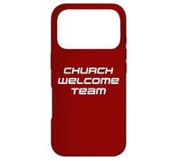Church Welcome Team - Christian Staff & Volunteer Uniform Case for iPhone 17 Pro