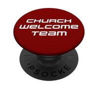 Church Welcome Team - Christian Staff & Volunteer Uniform PopSockets Adhesive PopGrip