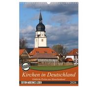 Churches in Germany - Divine Pearls from Human Hands UK-Version (Wall Calendar 2026 DIN A3 Portrait), CALVENDO 12 Month Wall Calendar