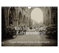 Churches, monasteries, calvaries UK-Version (Wall Calendar 2026 DIN A4 Landscape), CALVENDO 12 Month Wall Calendar