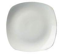 Churchill B8253 X Squared Plate, Square, White, 17cm x 17cm