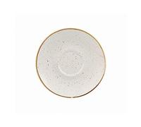 Churchill BH048 Stonecast White Cappuccino Saucer 6.25 inch