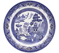 Churchill BLU Willow Mint Dinner Plate 26CM, Ceramic, Multi-Colour, 26 x 26 x 1 cm