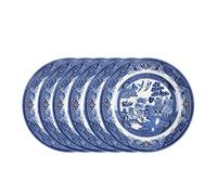 Churchill BLU Willow Mint Salad Plate 20CM, Ceramic, Multi-Colour, 20 x 20 x 1 cm