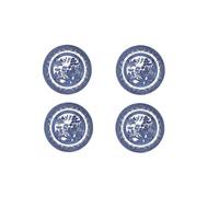 Churchill Blue Willow Dinner Plates 10", Set of 4