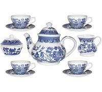 Churchill Blue Willow 11 Piece Tea Set