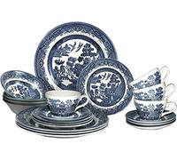 Churchill Blue Willow 20 Piece Dinner/Tea Set