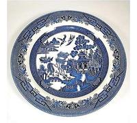 Churchill Blue Willow Plate 26cm (Set of 6) 2nds Quality