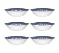 Churchill China Blue Willow Oatmeal Bowl 15.5cm Set of 6