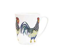 Churchill China Paradise Birds 400 Ml Oak Mug (Rooster - White)