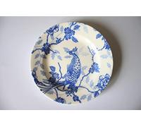 Churchill China Queens KUJAKU Blue and White Chelsea Salad Plate 20 Centimetre