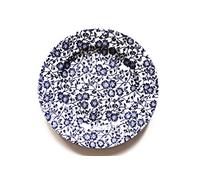 Churchill China Victorian Calico Blue and White Mint Plate White 20 Centimetre