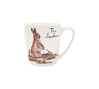 Churchill Country Pursuits Animal Mug - Vintage Printed Bunny Rabbit Tea Coffee Cup - 300ml - The Gardener