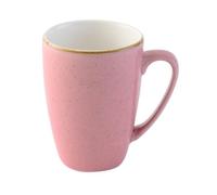 Churchill Home Stonecast Ceramic Mug, 34 cL, Petal Pink, 8 cm Diameter