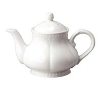 Churchill M529 Buckingham Tea Pot, 2 pint, White, Pack of 4