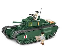 Churchill MK.IV brick tank model - COBI 3128 - 668 bricks