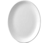 Churchill P744 Plain Whiteware Oval Platter, 10 Inch, Pack of 12