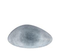 Churchill Raku Topaz Blue Chefs Triangle Plate 13.75" (1x6)