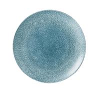 Churchill Raku Topaz Blue Evolve Coupe Plate - 11.25"- you get 12