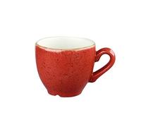 Churchill SSOSCEB91 Stonecast Espresso Cup, 10 cL/3.5 oz., Spiced Orange