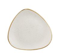 Churchill Stonecast Barley White Triangle Plate 12" x 8" (1 x 6)
