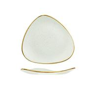 Churchill Stonecast Barley White - Triangular Plate - 9" - Pack of 12