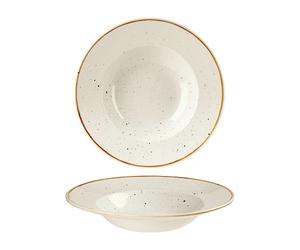 Churchill Stonecast Barley White Wide Rim Bowl 24cm (1 x 12)