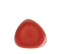 Churchill Stonecast Berry Red Triangle Plate 7.75" (1 x 12)