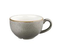 Churchill Stonecast Cappuccino Cup Peppercorn Grey 8oz (Pack of 12) - DK566