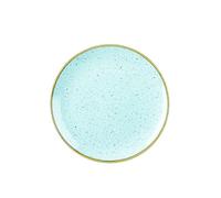Churchill Stonecast Round Coupe Plate Duck Egg Blue 200mm
