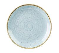 Churchill Stonecast Duck Egg Evolve Coupe Plate - 26cm- you get 12