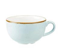 Churchill Stonecast Duck Egg Cappuccino Cup 17.5oz / 500ml - Case of 6 - SDESCB441 Rustic China Cups