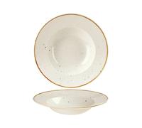Churchill Stonecast Pasta Plate, Porcelain, Barl White, 28x5x28 cm