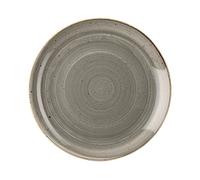 Churchill Stonecast Peppercorn Grey Coupe Plate 12.75" (1 x 6)