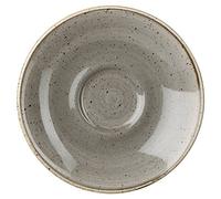 Churchill Stonecast Peppercorn Grey Espresso Saucer 4.5 Inch / 11.8cm - Set of 12 - SPGSESS1